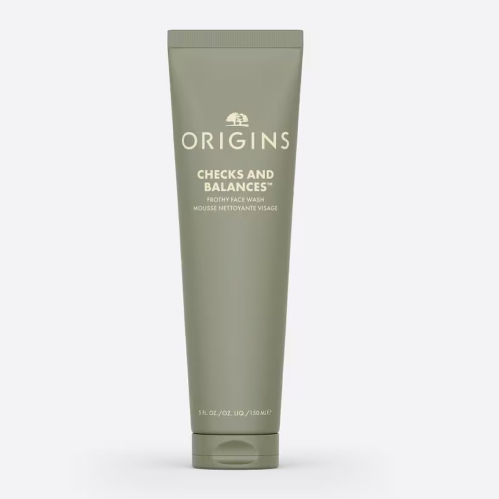 NWT Origins checks and balances full size face wash